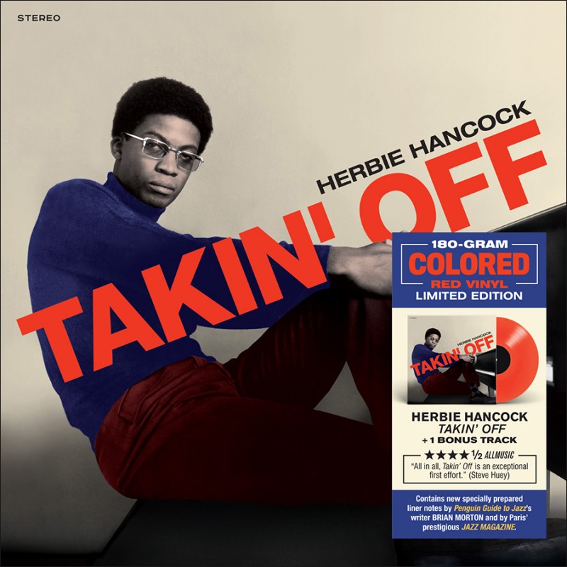 Herbie Hancock - Takin' Off + 1 Bonus Track (180-Gram Colored Red Vinyl) (LP)