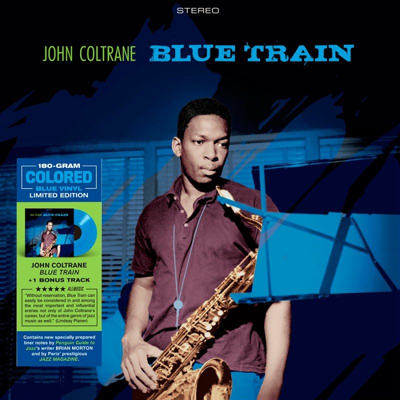 John Coltrane - Blue Train +1 Bonus Track (180 Gram Colored Blue Vinyl Limited Edition) (LP)