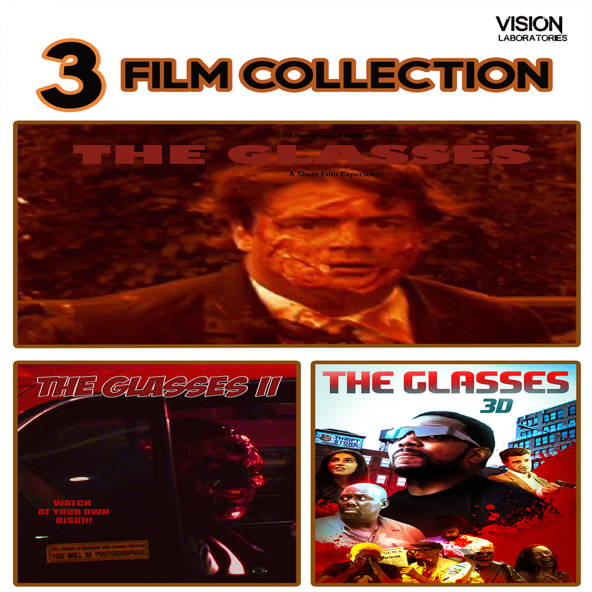 3 Film Collection: The Glasses 1, The Glasses 2, The Glasses 3D (DVD)