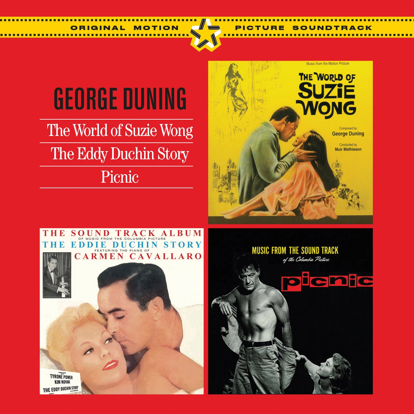 George Duning - The World Of Suzzie Wong + The Eddy Duchin Story + Picnic (CD)
