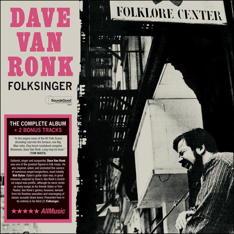 Dave Van Ronk - Folksinger + 2 Bonus Tracks (limited Edition) (LP)
