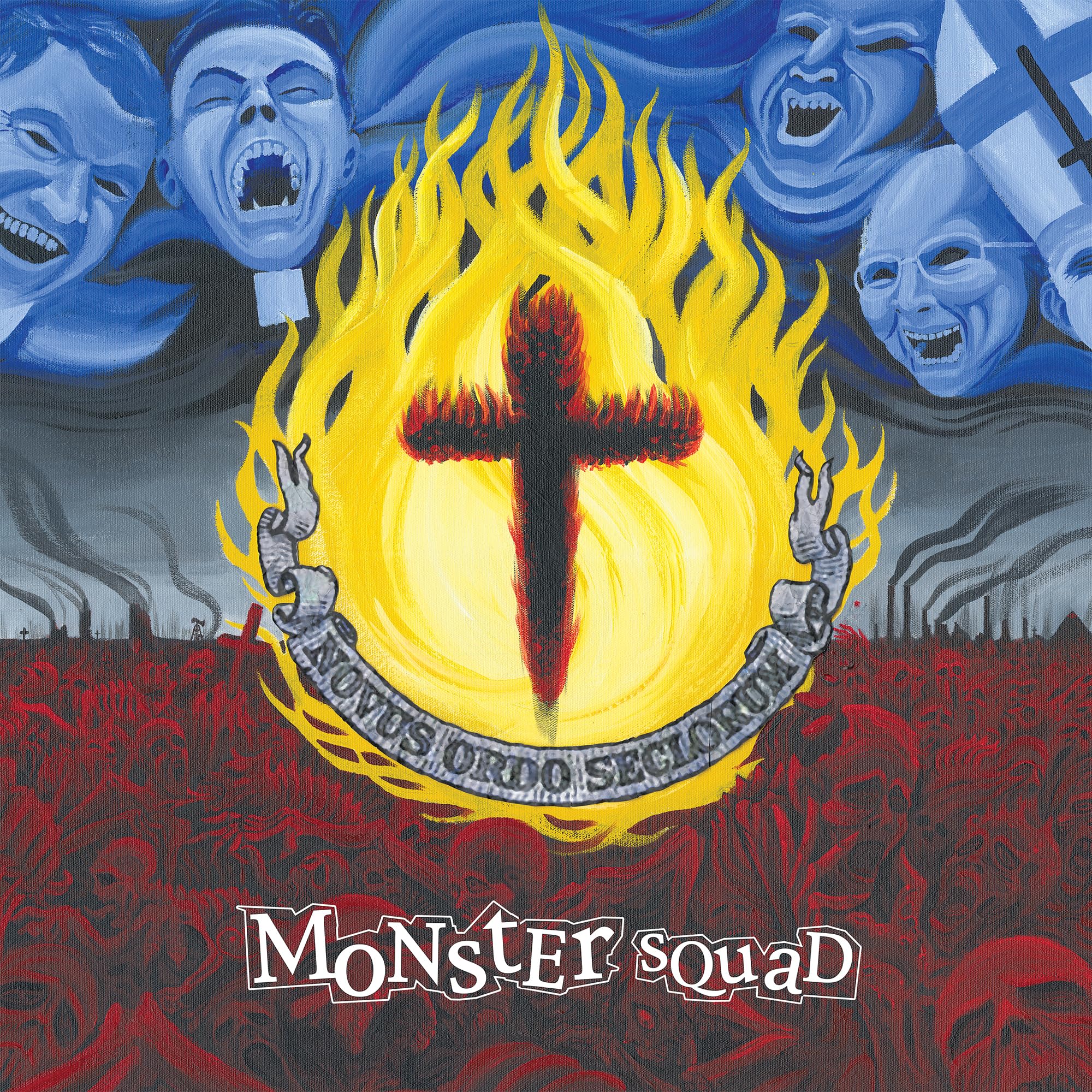 Monster Squad - Fire The Faith (Red With Neon Yellow Splatter Vinyl) (LP)