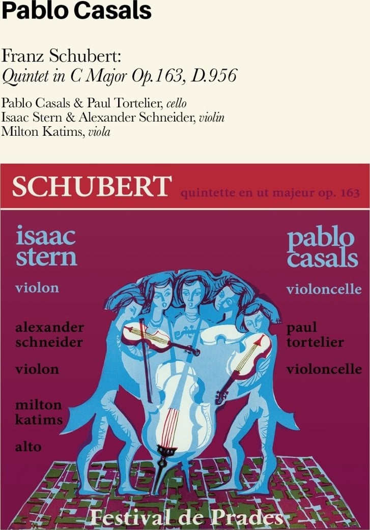 Pablo Casals - Franz Schubert: Quintet In C Major Op 163, D.956 + 4 Bonus Tracks (CD)