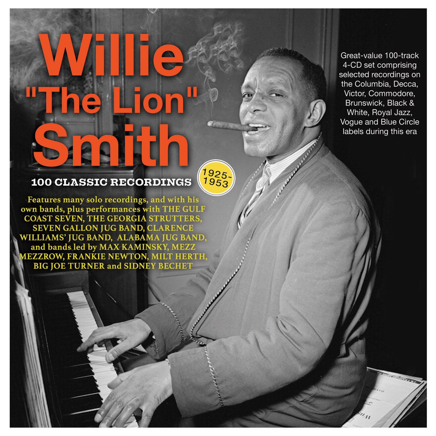 Willie 'The Lion' Smith - 100 Classic Recordings 1925-53 (CD)