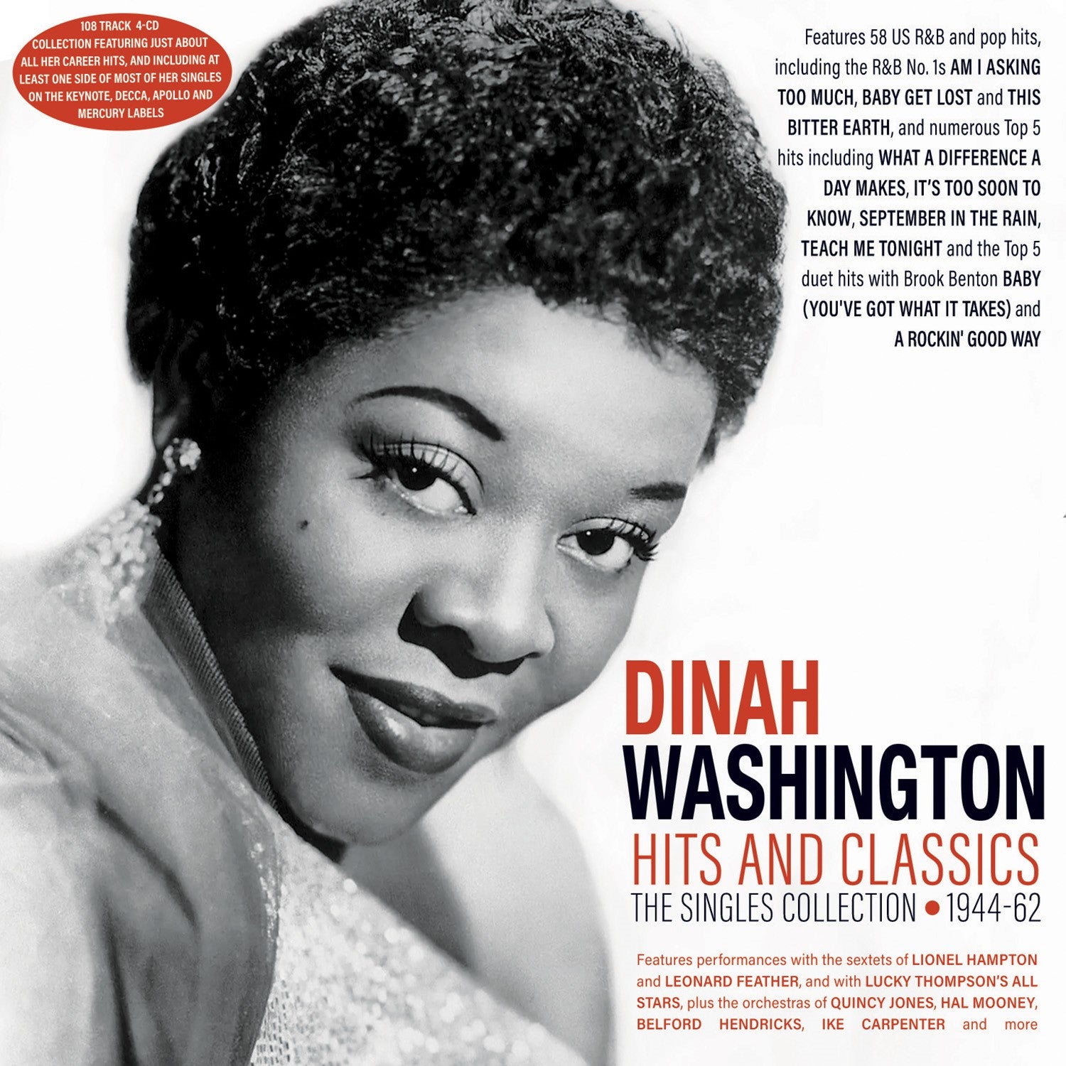 Dinah Washington - Hits And Classics: The Singles Collection 1944-62 (CD)