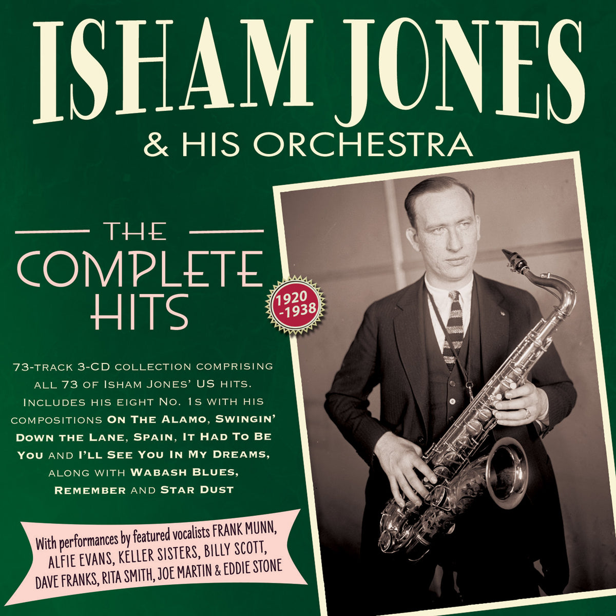 Isham Jones & His Orchestra - The Complete Hits 1920-38 (CD)