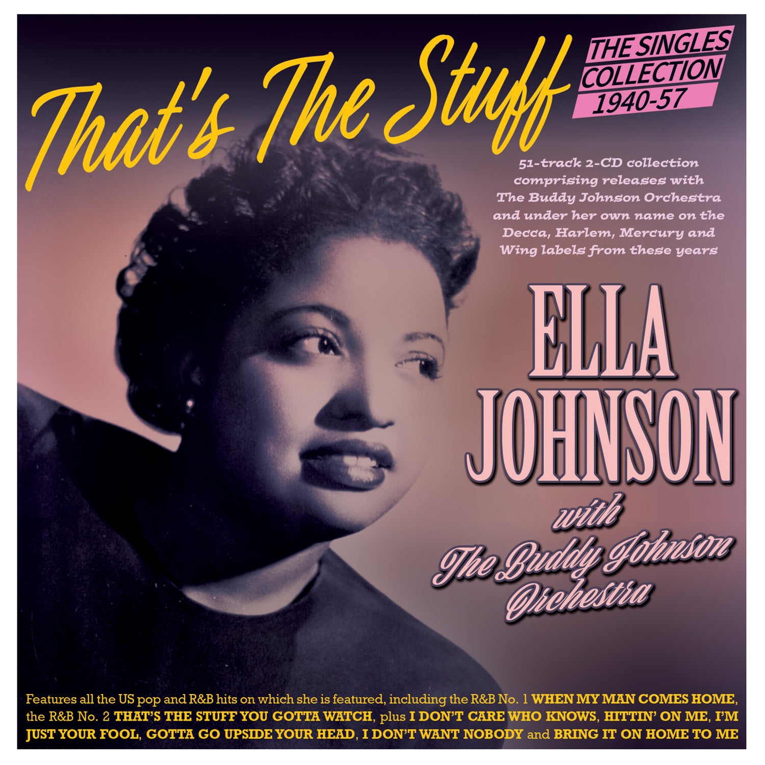 Ella Johnson & The Buddy Johnson Orchestra - That's The Stuff: The Singles Collection 1940-57 (CD)