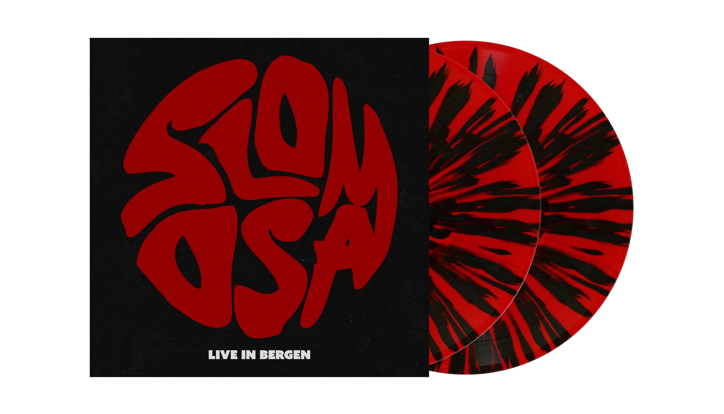 Slomosa - Live In Bergen (Transparent Red/Black Double Vinyl) (LP) PREORDER