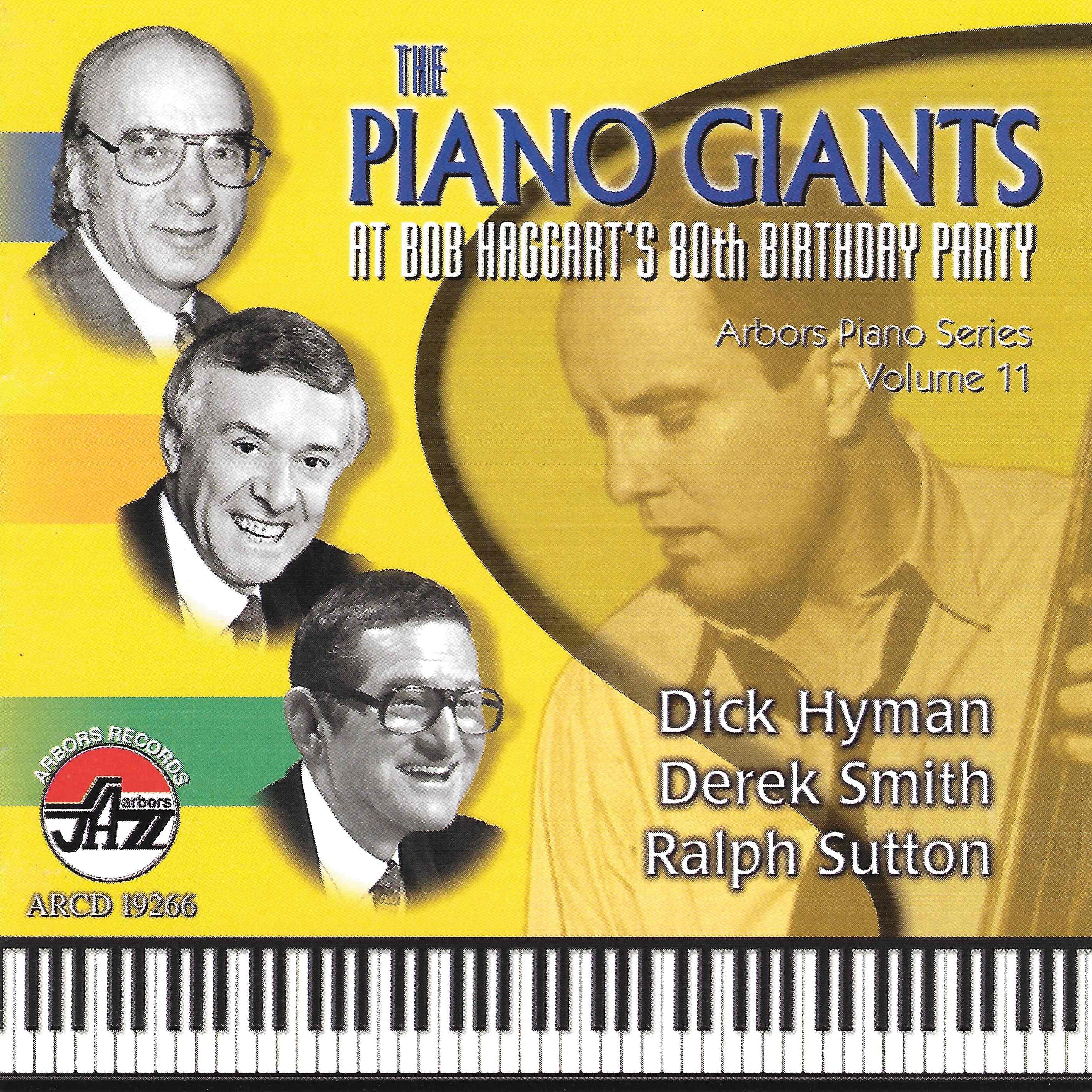 Haggart, Hyman, Smith, Sutto - Piano Giants At Bob Haggart' (CD)
