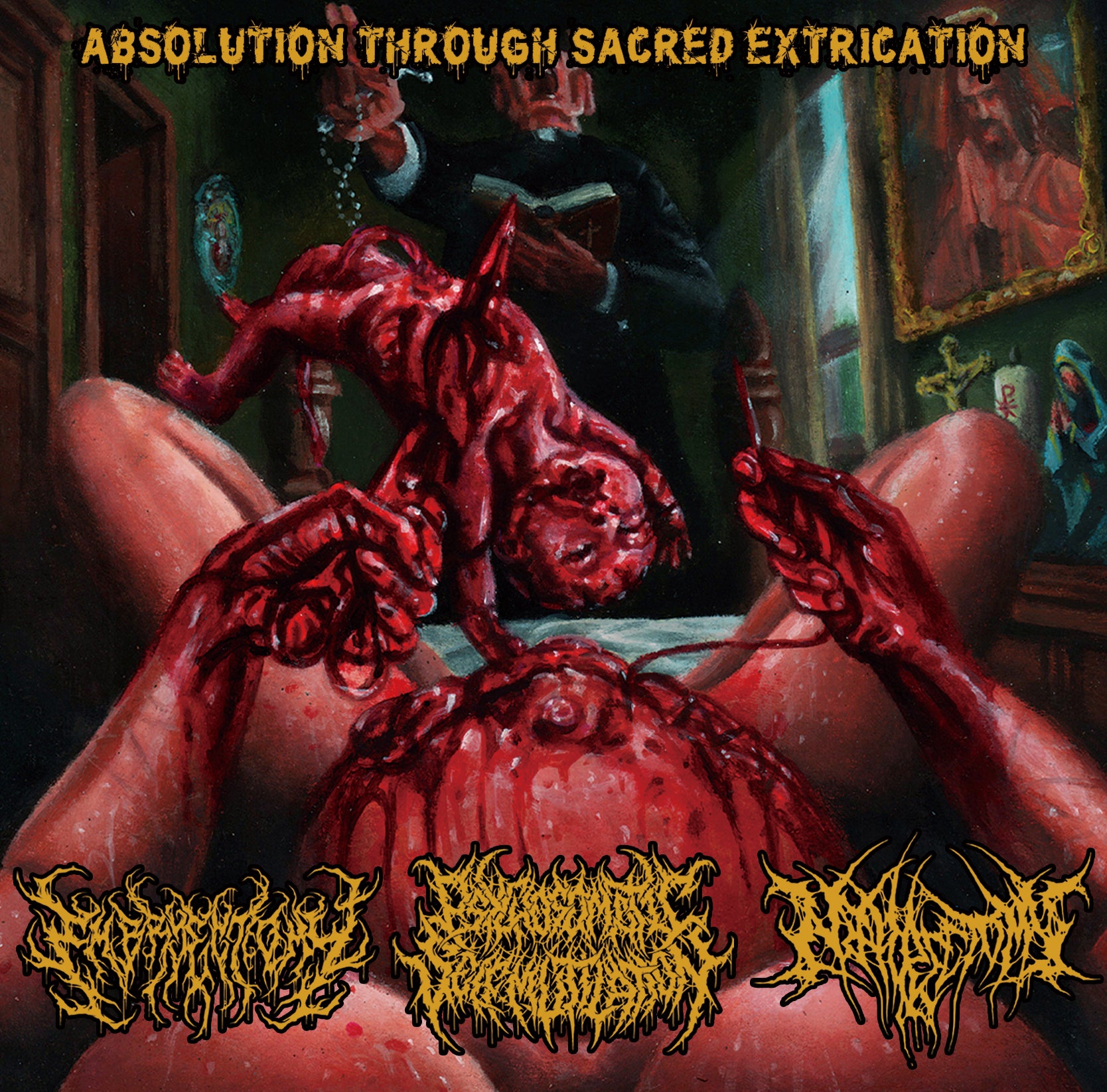Absolution Through Sacred Extrication 3 Way Split (CD)