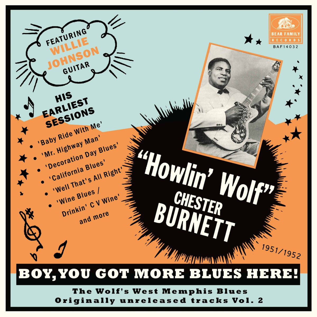 Howlin' Wolf - Boy, You Got More Blues Here!: The Wolf's West Memphis Blues, Vol. 2 (10 INCH)