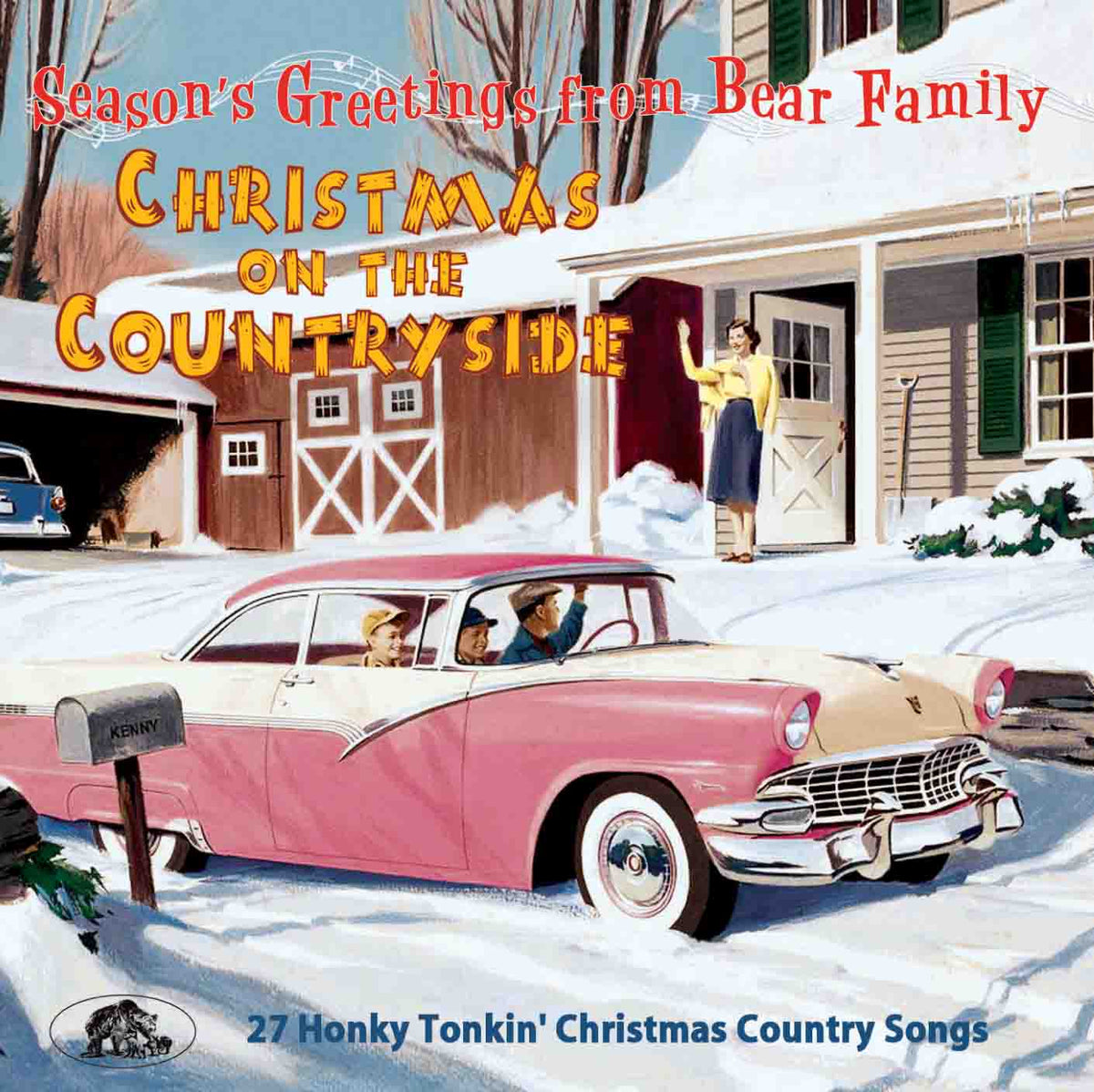 Christmas On The Countryside: 27 Honky Tonkin' Christmas Country Songs (CD)