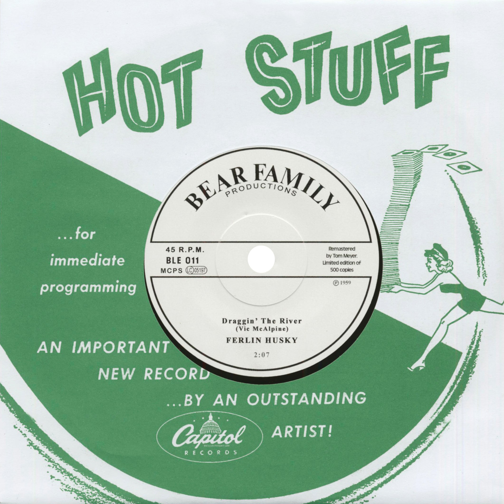 Ferlin Husky - Draggin' The River/Bebe Beautiful Baby (7 INCH)