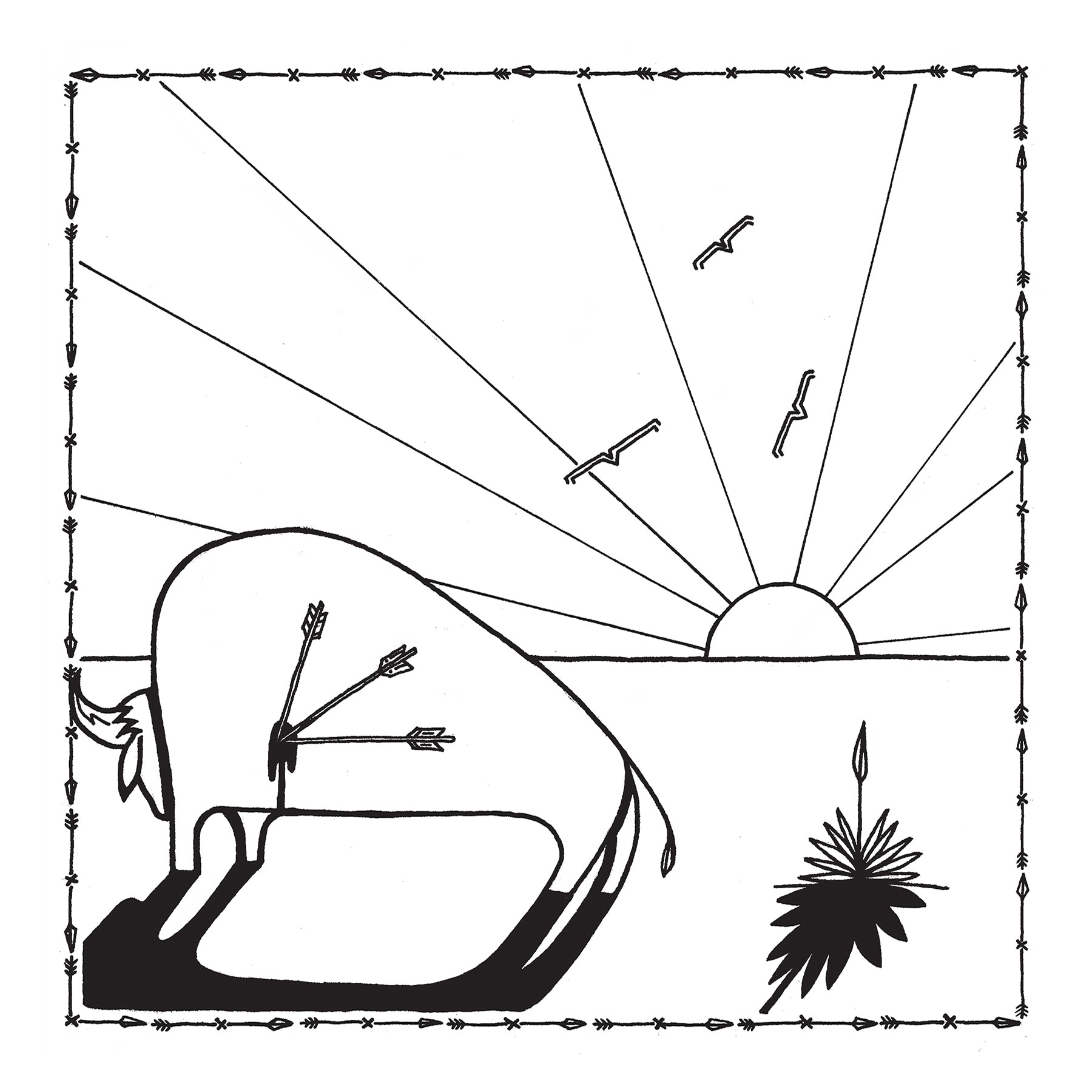 Micah P. Hinson & T. Nicholas Phelps - Broken Arrows (LP)