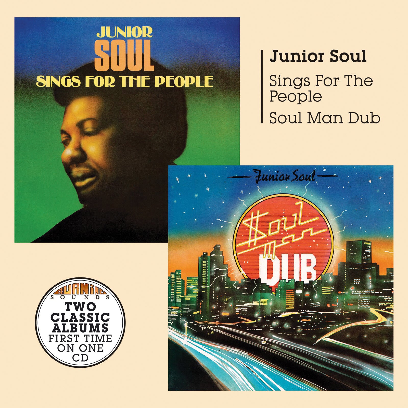 Junior Soul - Soul Man Dub & Sings For The People (CD)