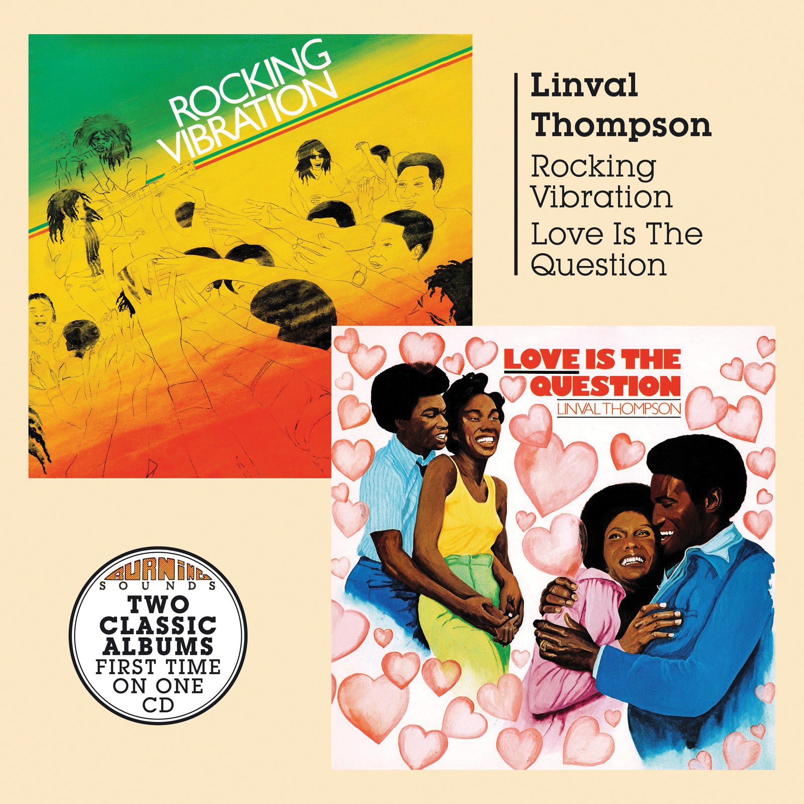 Linval Thompson - Rocking Vibration/Love Is The Question (CD)