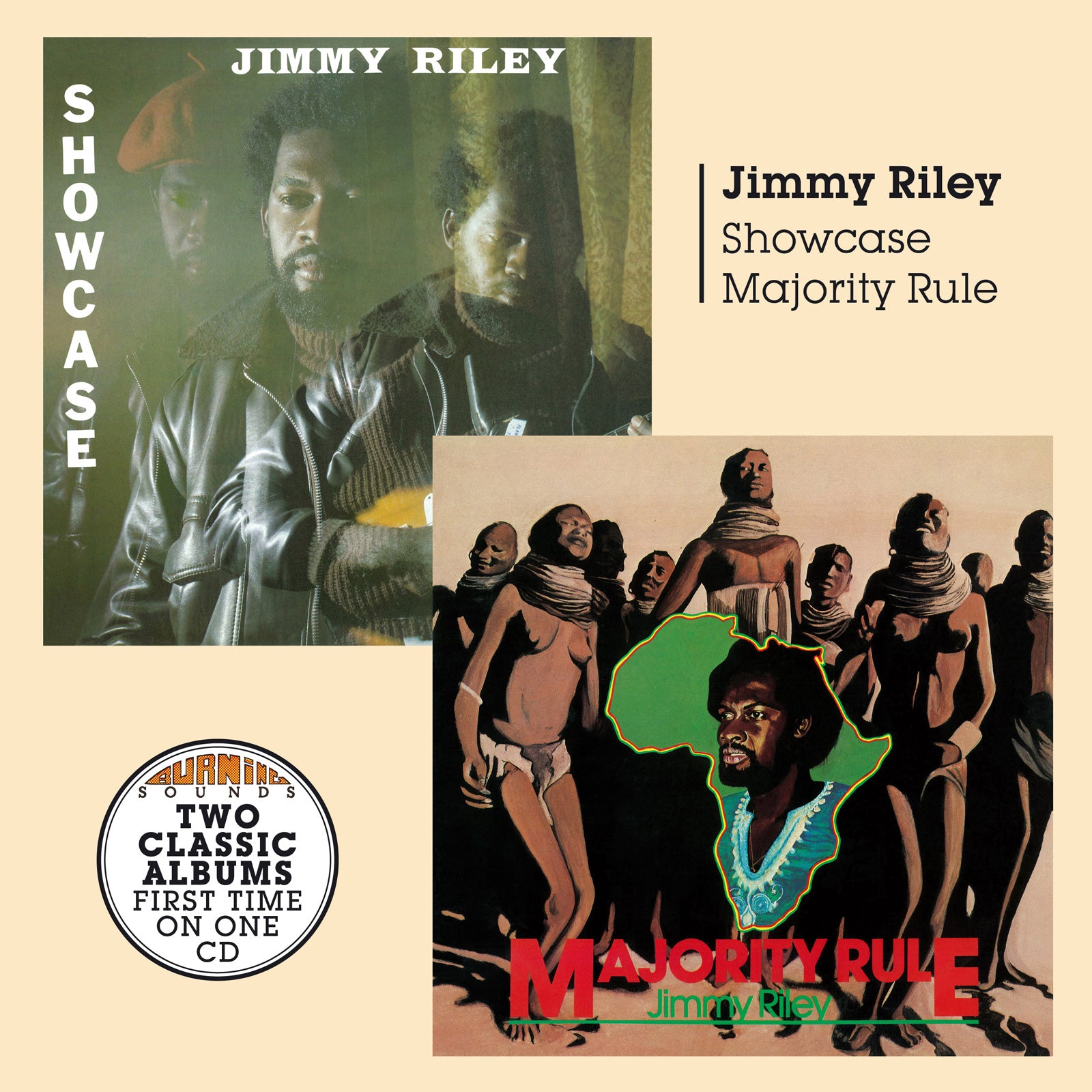 Jimmy Riley - Showcase & Majority Rule (CD)