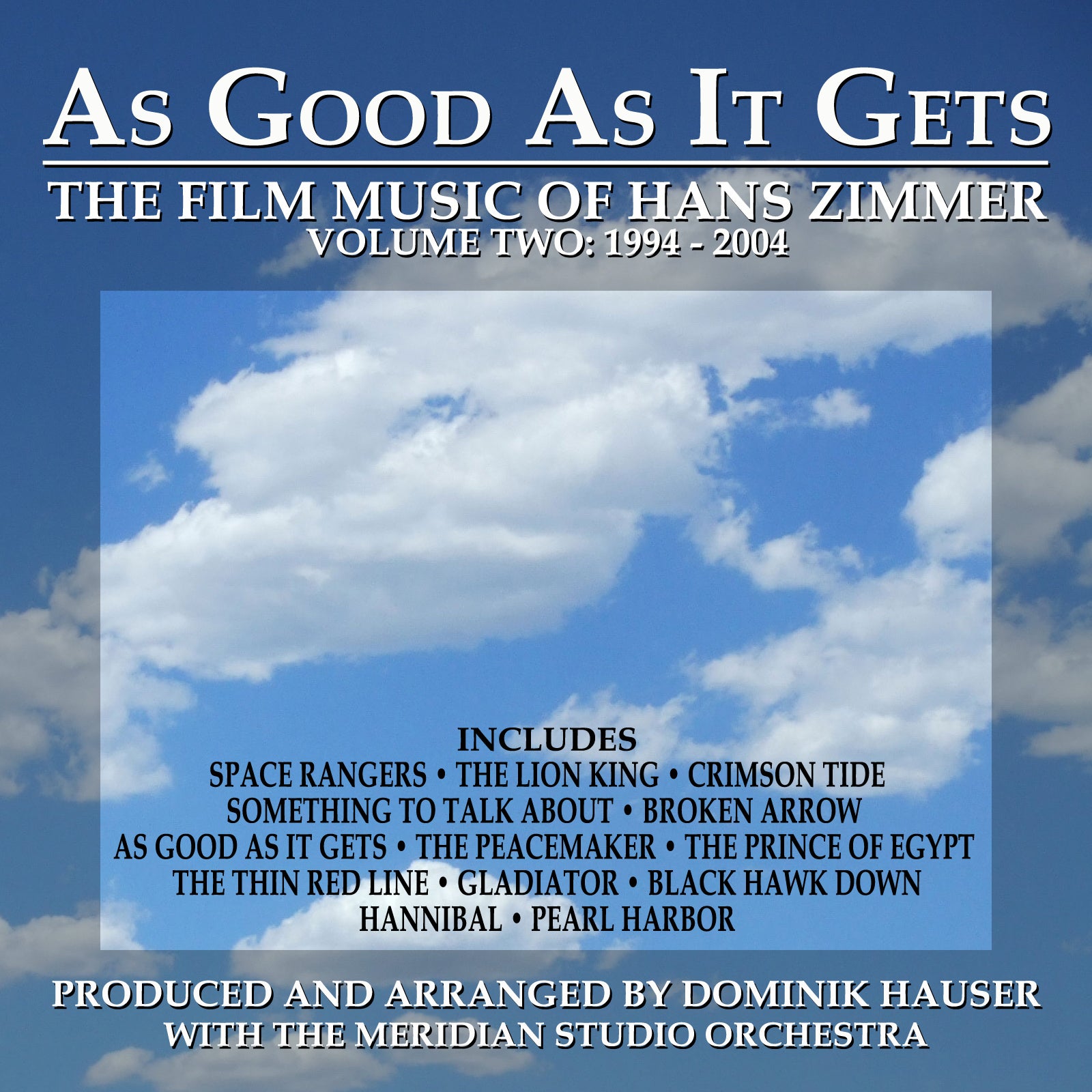 Dominik Hauser - As Good As It Gets: The Film Music Of Han Zimmer Vol. 2 (CD)