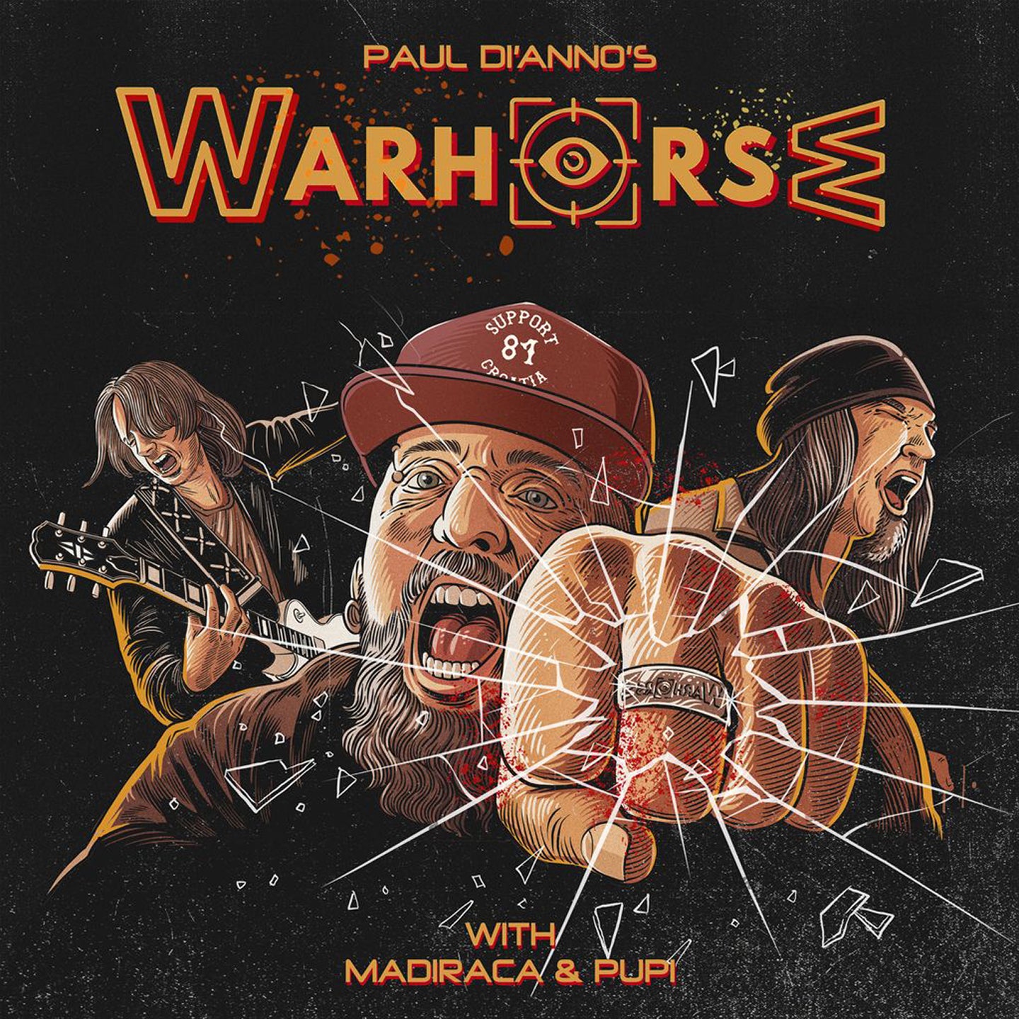 Paul Di'Anno's Warhorse - Paul Di'Anno's Warhorse (Black Vinyl) (LP)