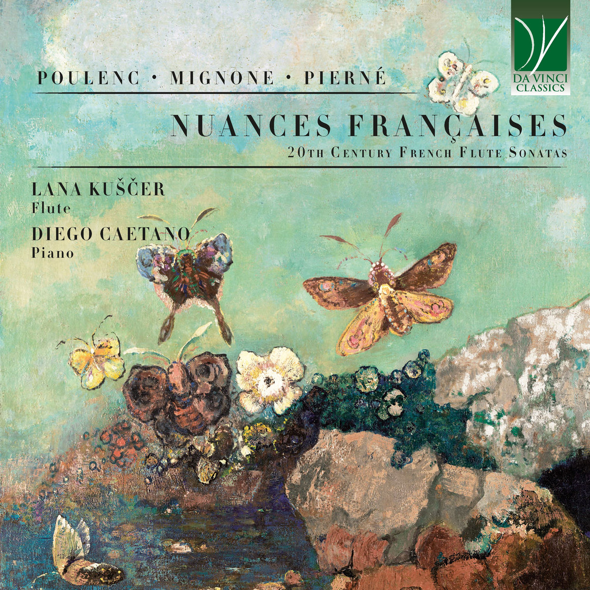Lana Kuščer & Diego Caetano - Nuances Françaises, 20th Century French Flute Sonatas (CD)