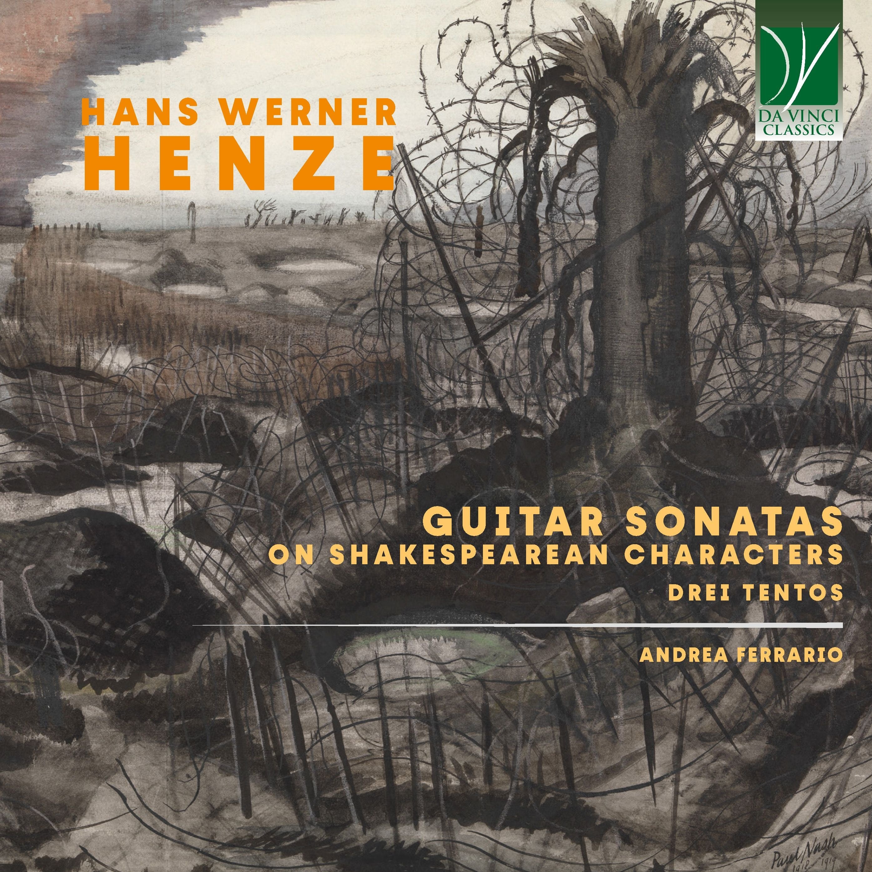 Andrea Ferrario - Hans Werner Henze: Sonatas on Shakespearean Characters, Drei Tentos (CD)