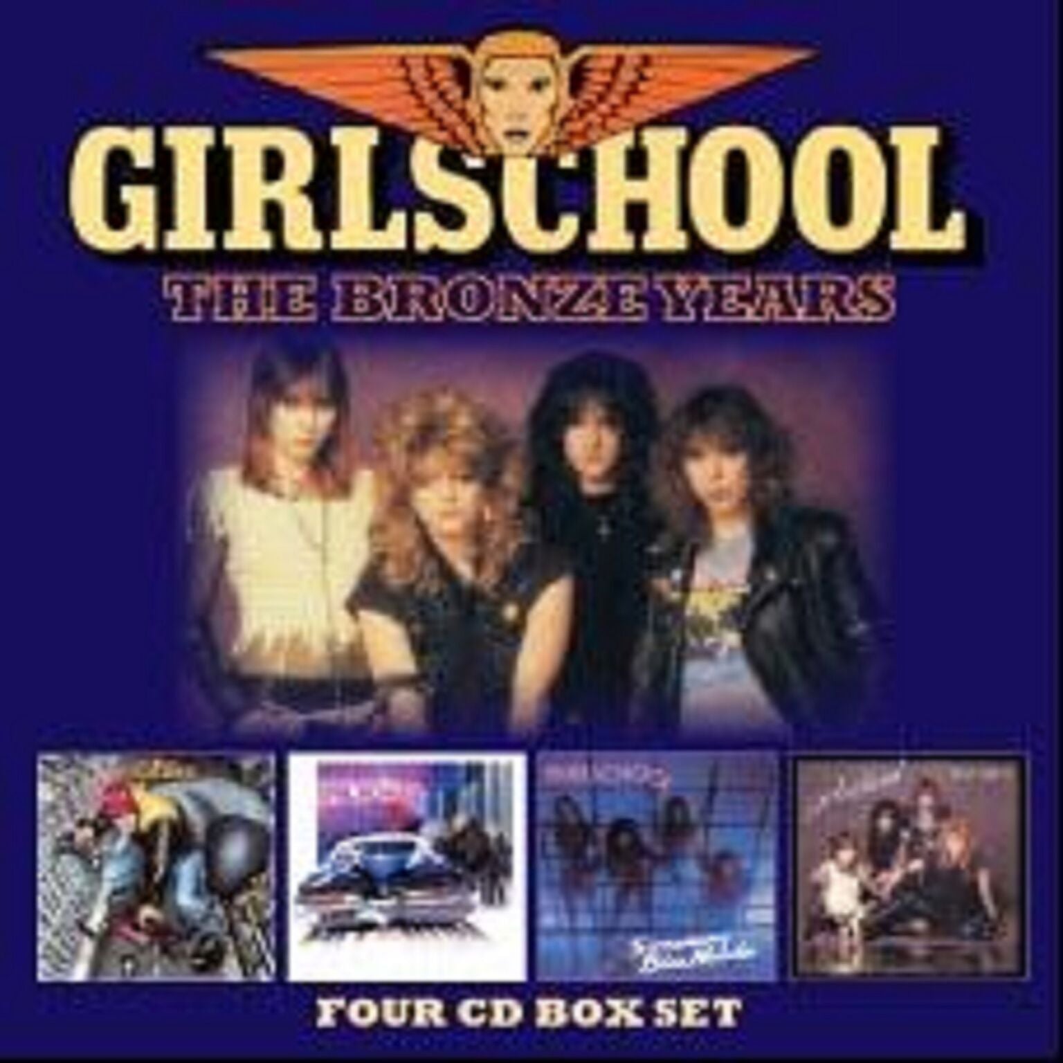 Girlschool - The Bronze Years: 4CD Boxset (CD)