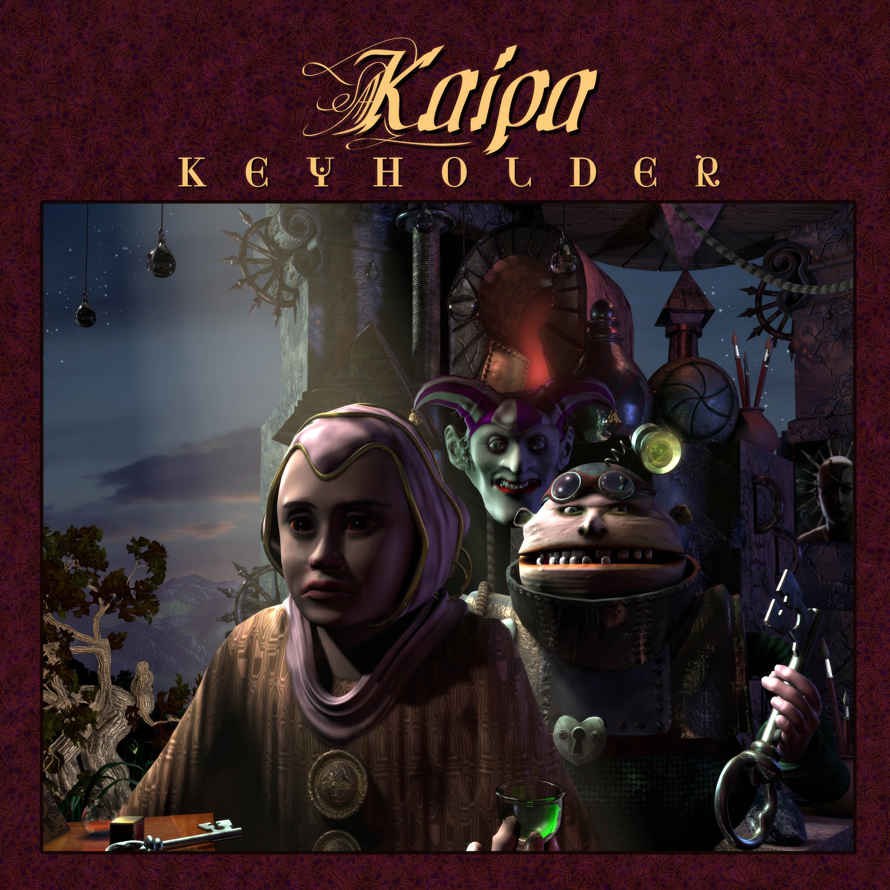 Kaipa - Keyholder (Red Bullet - solid silver & solid red) (LP)