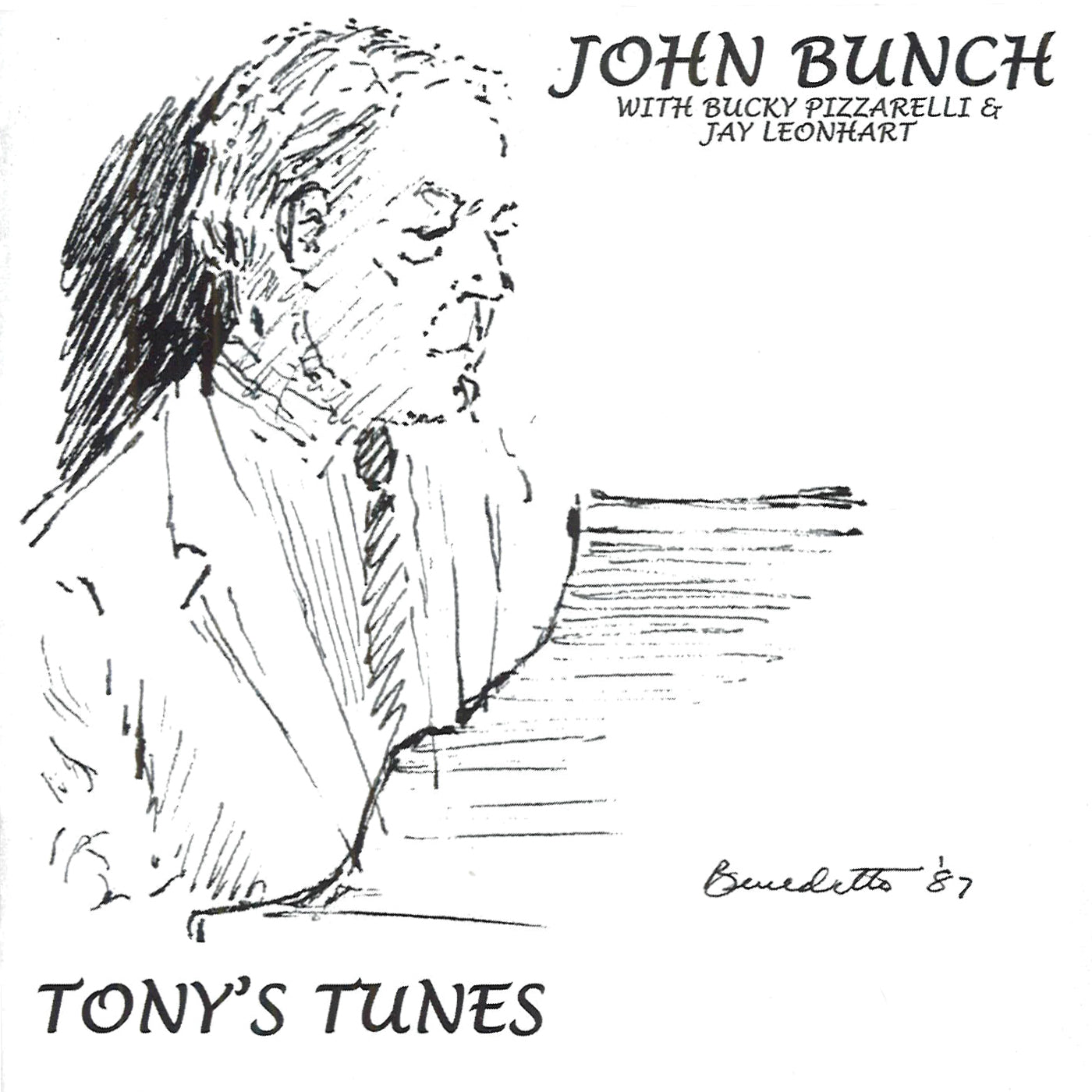 John Bunch - Tony's Tunes (CD)