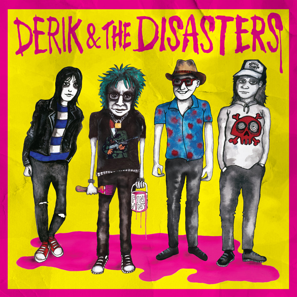 Derik & The Disasters - Derik & The Disasters (Yellow Vinyl ) (LP)