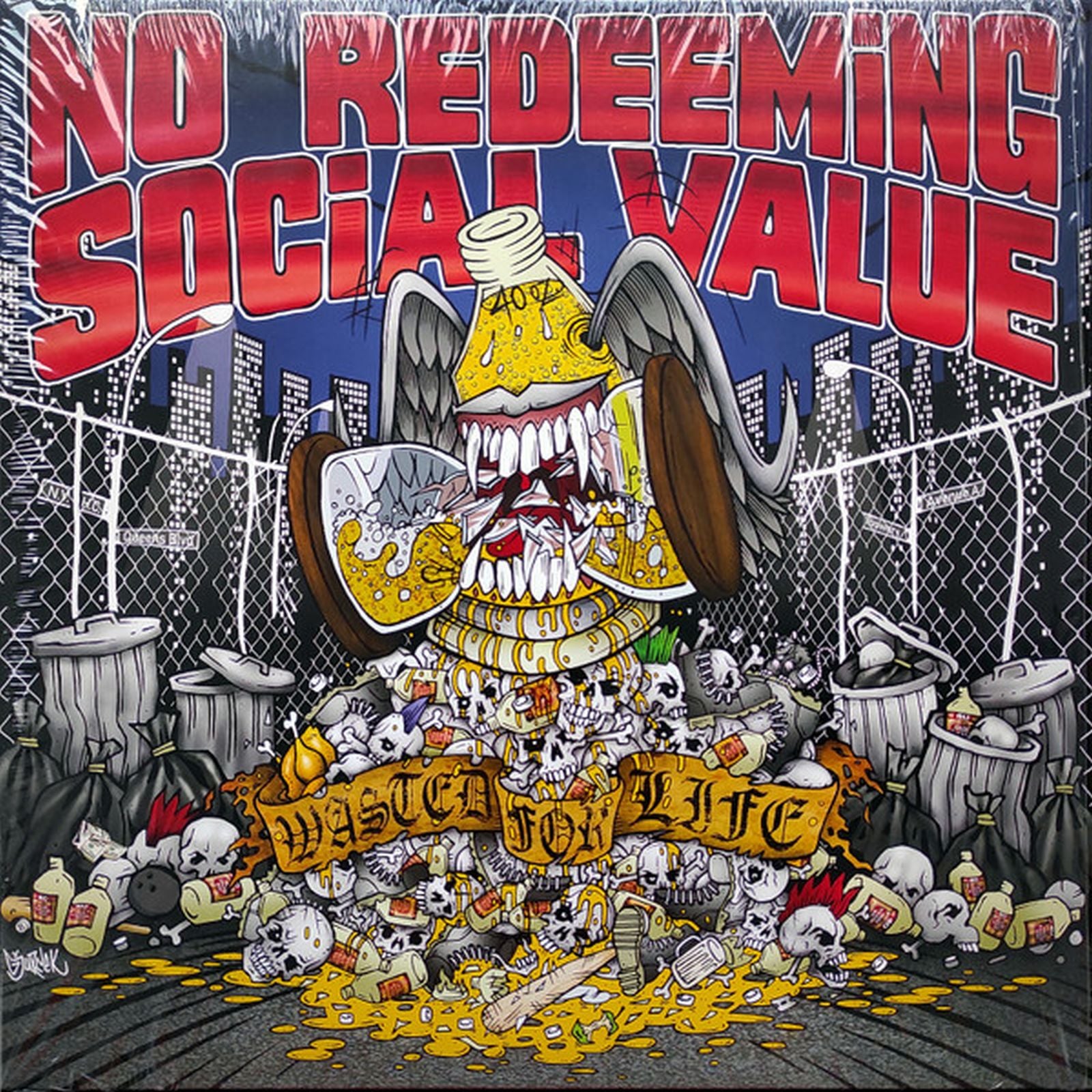 No Redeeming Social Value - Wasted For Life Picture Disc (LP)