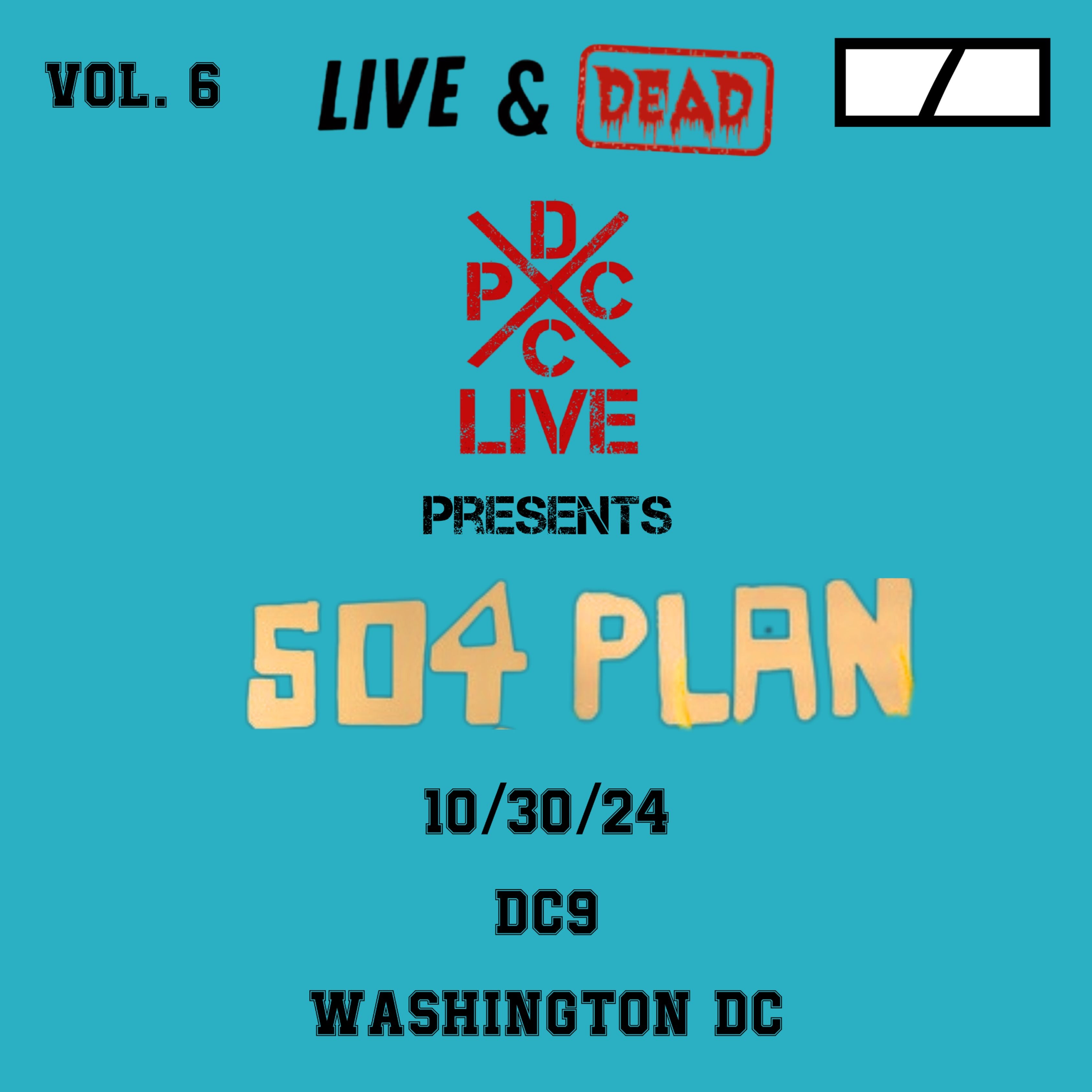 504 Plan - DCxPC Live & Dead Vol. 6 (LP)