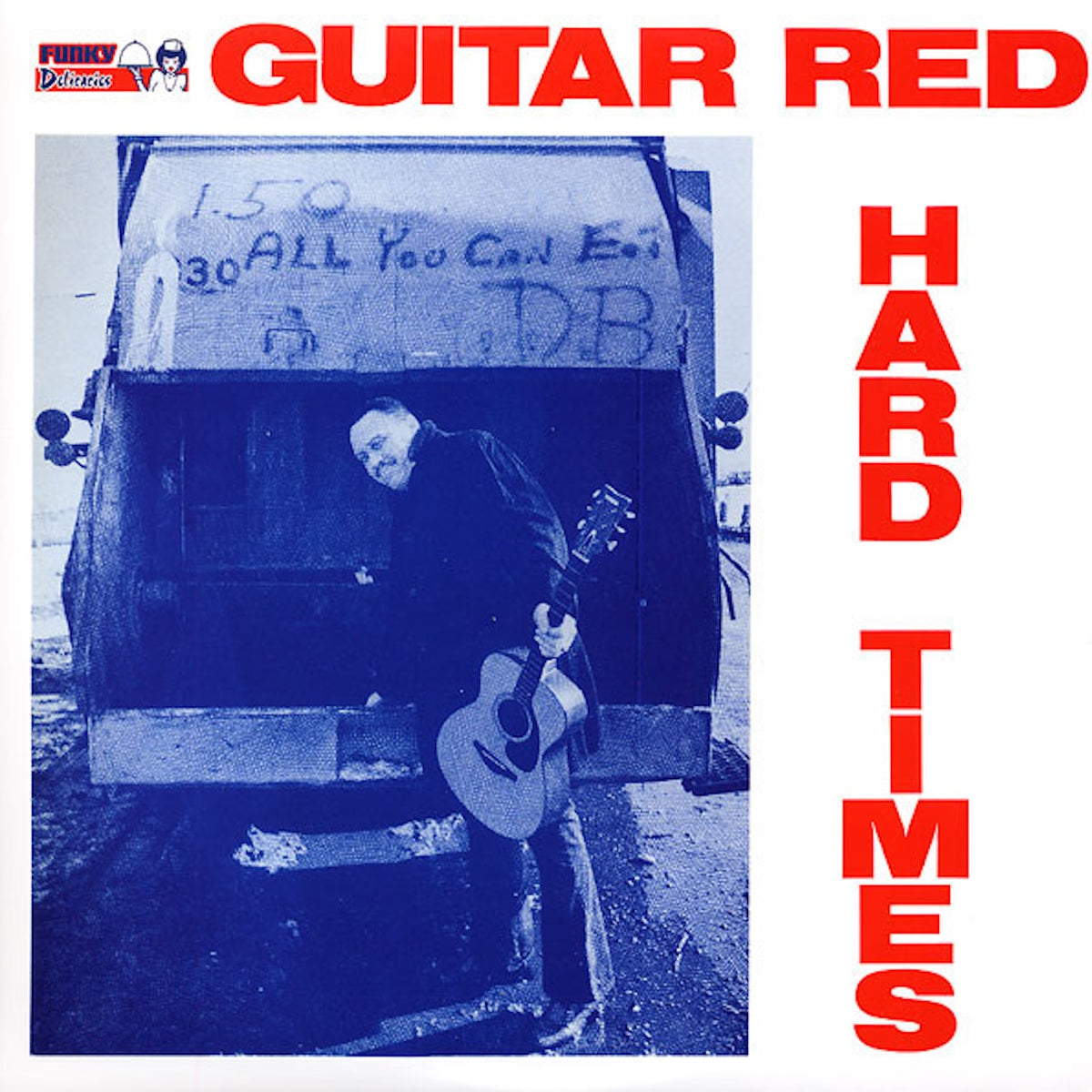 Guitar Red - Hard Times (Black Vinyl) (LP)