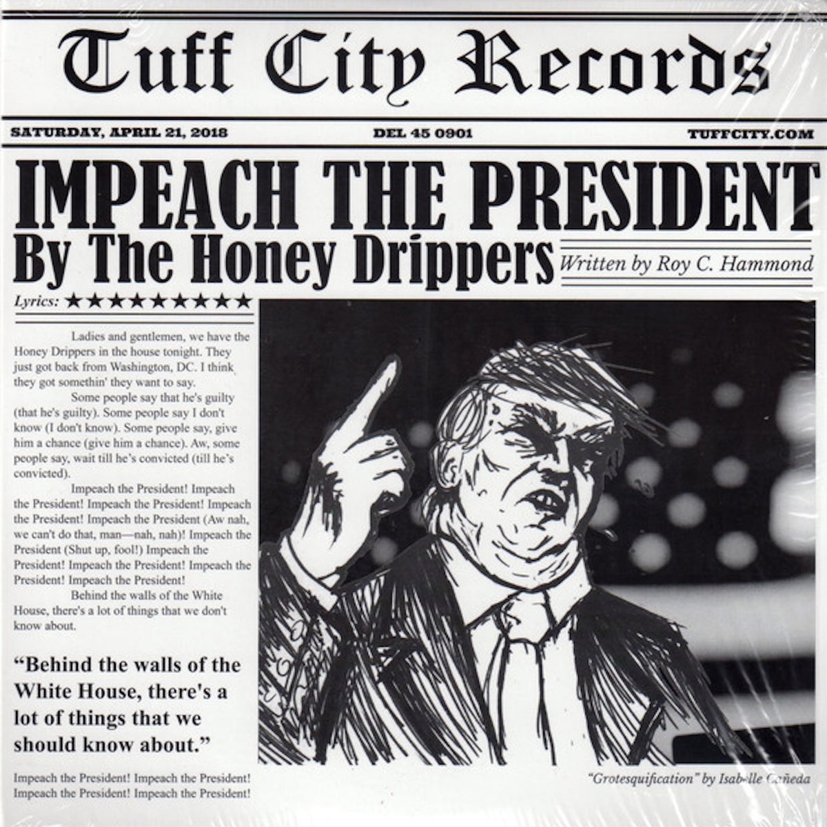 Impeach The President/The Monkey That Became President (Black Vinyl) (7 INCH)