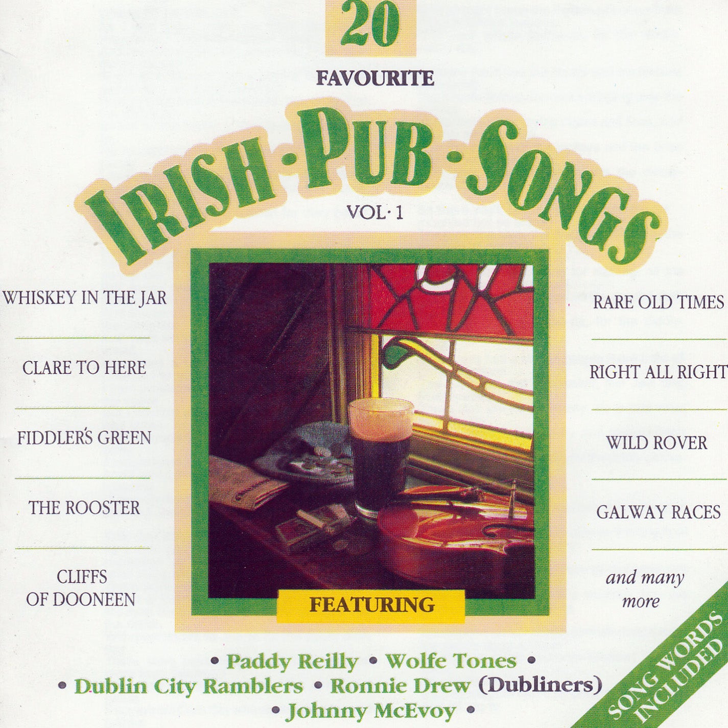 Irish Pub Songs Vol 1 (CD)