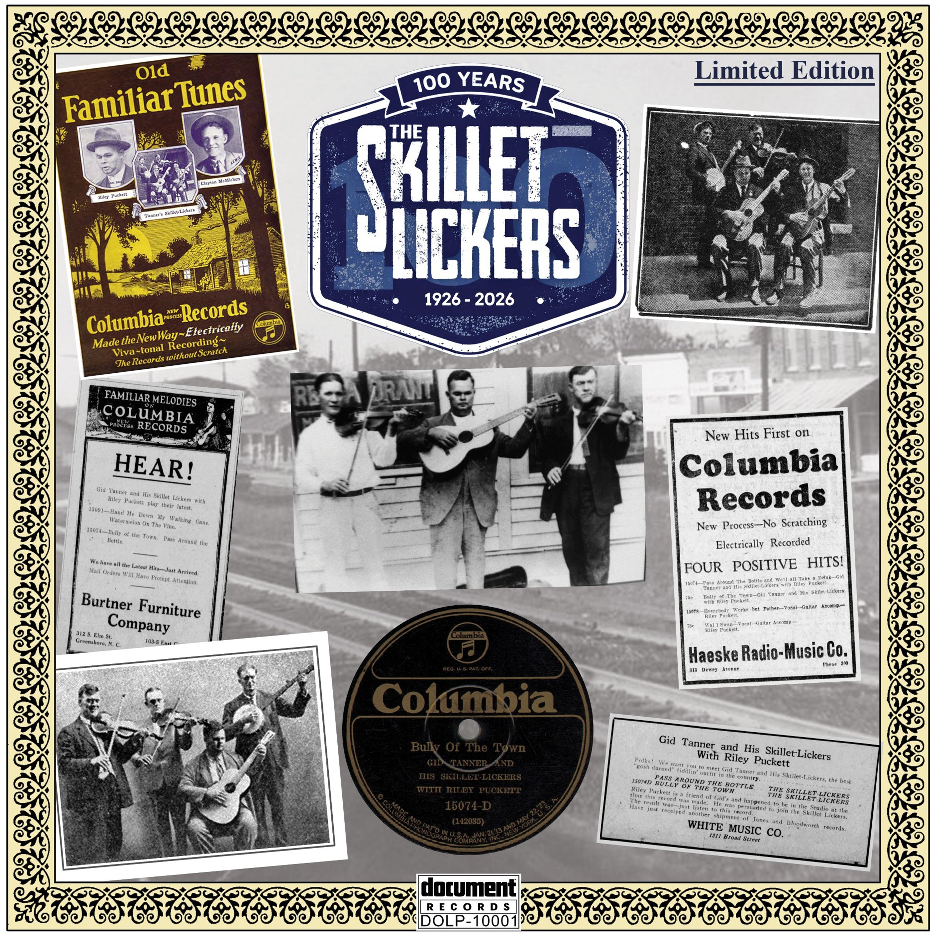 The Skillet Lickers - 100 Years: 1926-2026 (Limited Edition Blue Vinyl) (LP)