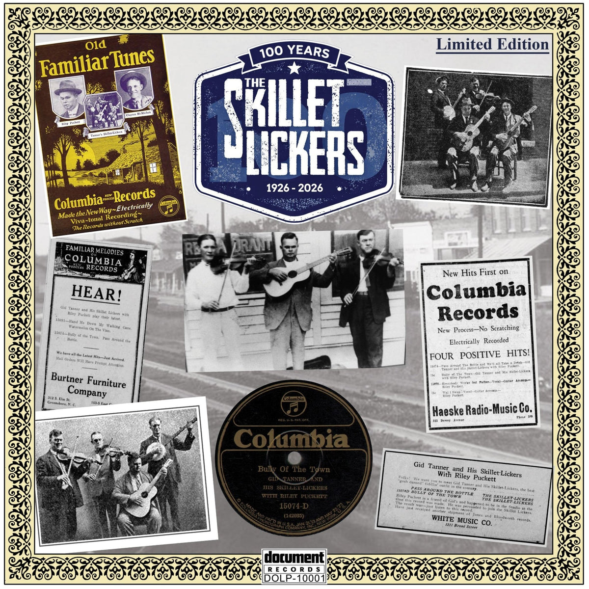 The Skillet Lickers - 100 Years: 1926-2026 (Limited Edition Blue Vinyl) (LP)