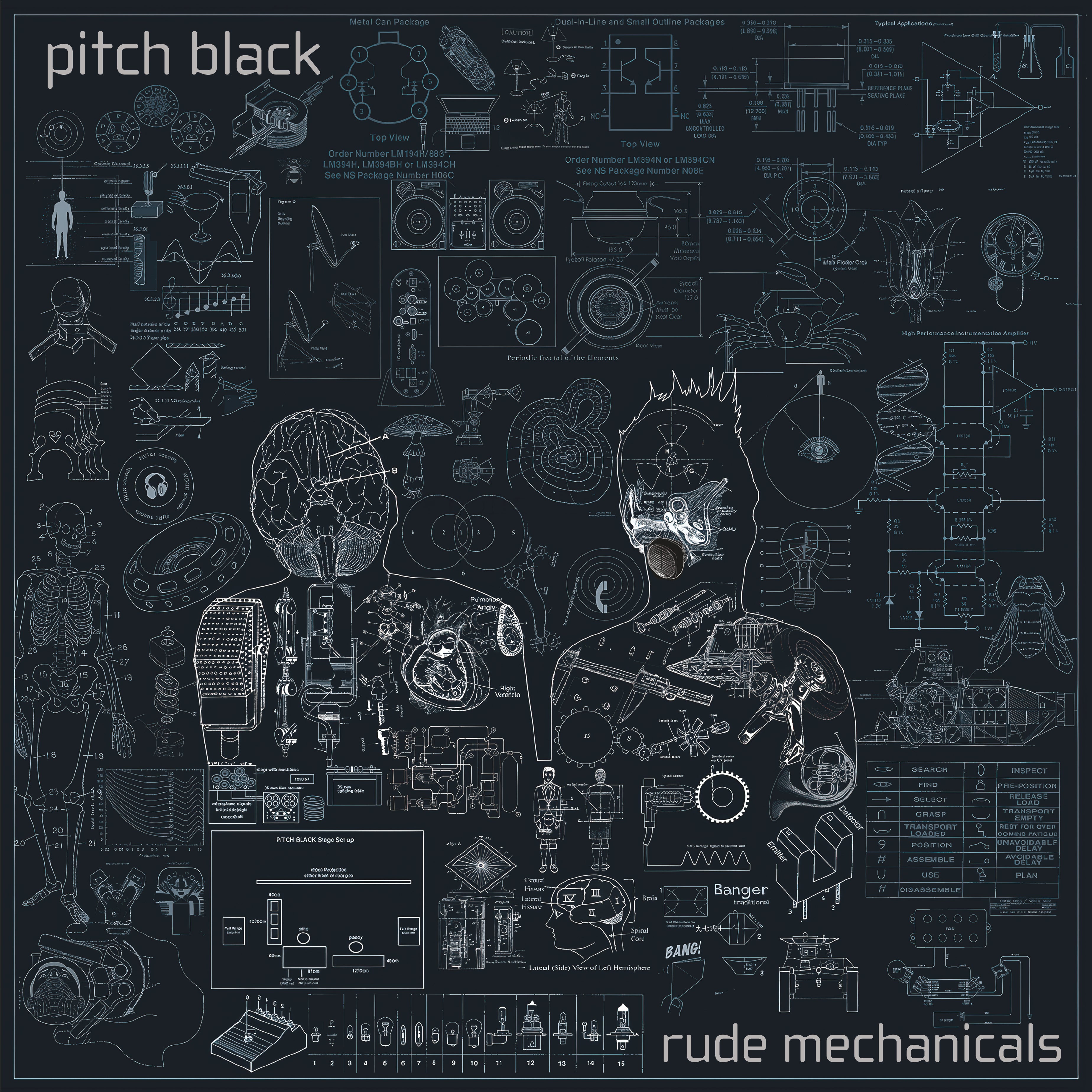 Pitch Black - Rude Mechanicals (LP)