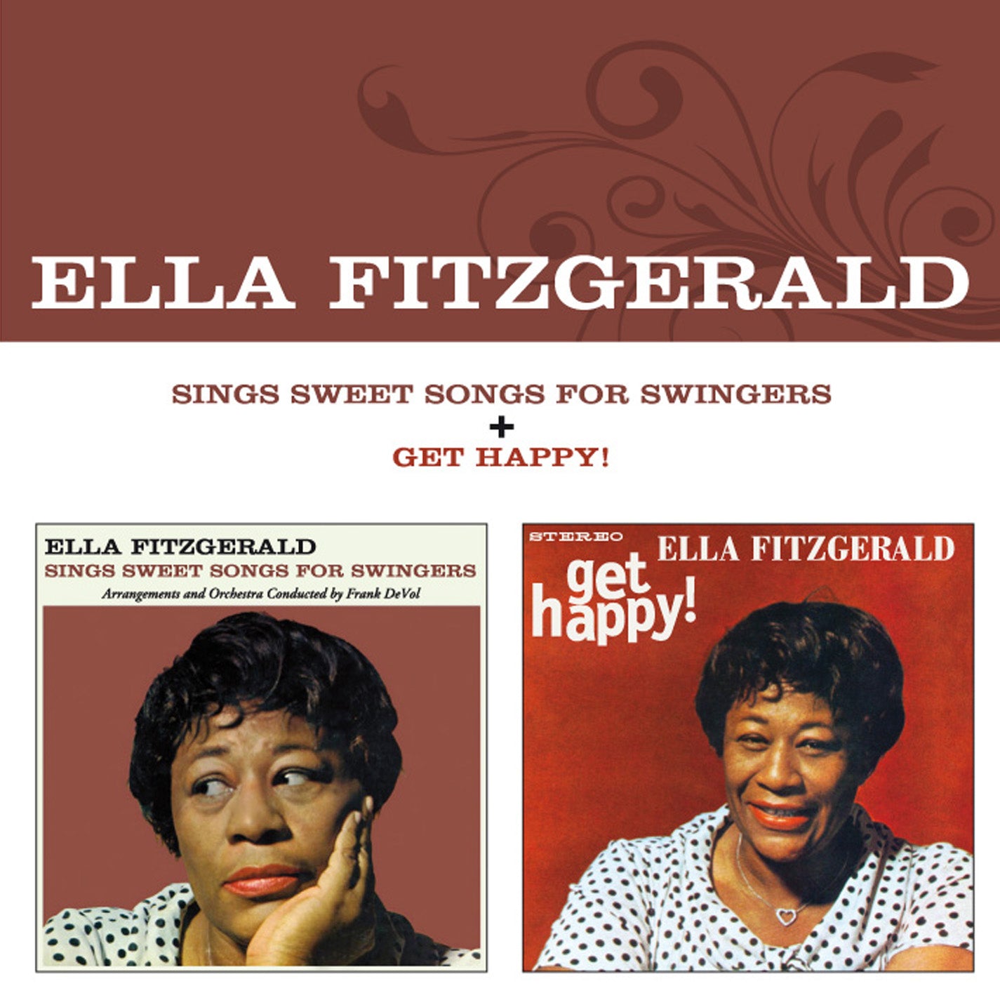 Ella Fitzgerald - Sings Sweet Songs For Swingers + Get Happy! + 2 Bonus Tracks (CD)