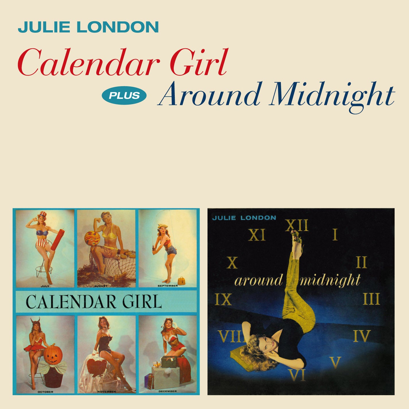 Julie London - Calendar Girl + Around Midnight + 4 Bonus Tracks (CD)