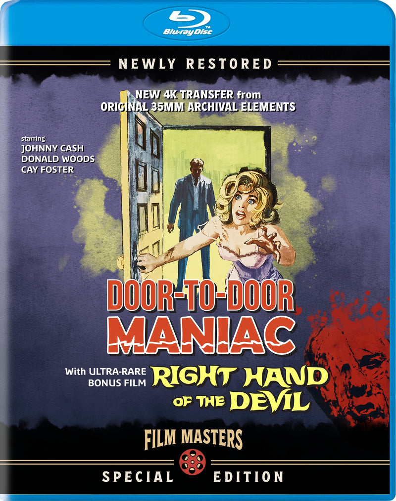 Door To Door Maniac (1961) With Bonus Film, Right Hand Of The Devil (1963) (Blu-ray)