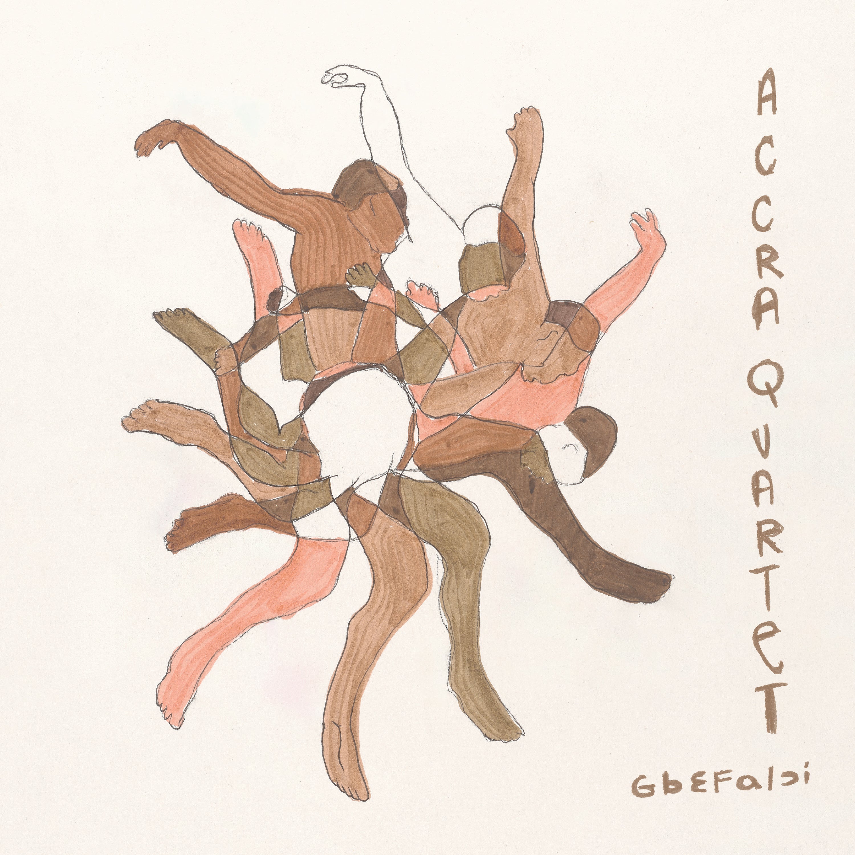 ACCRA Quartet - Gbɛfalɔi (Limited Edition Natural/Black Swirl) (LP)