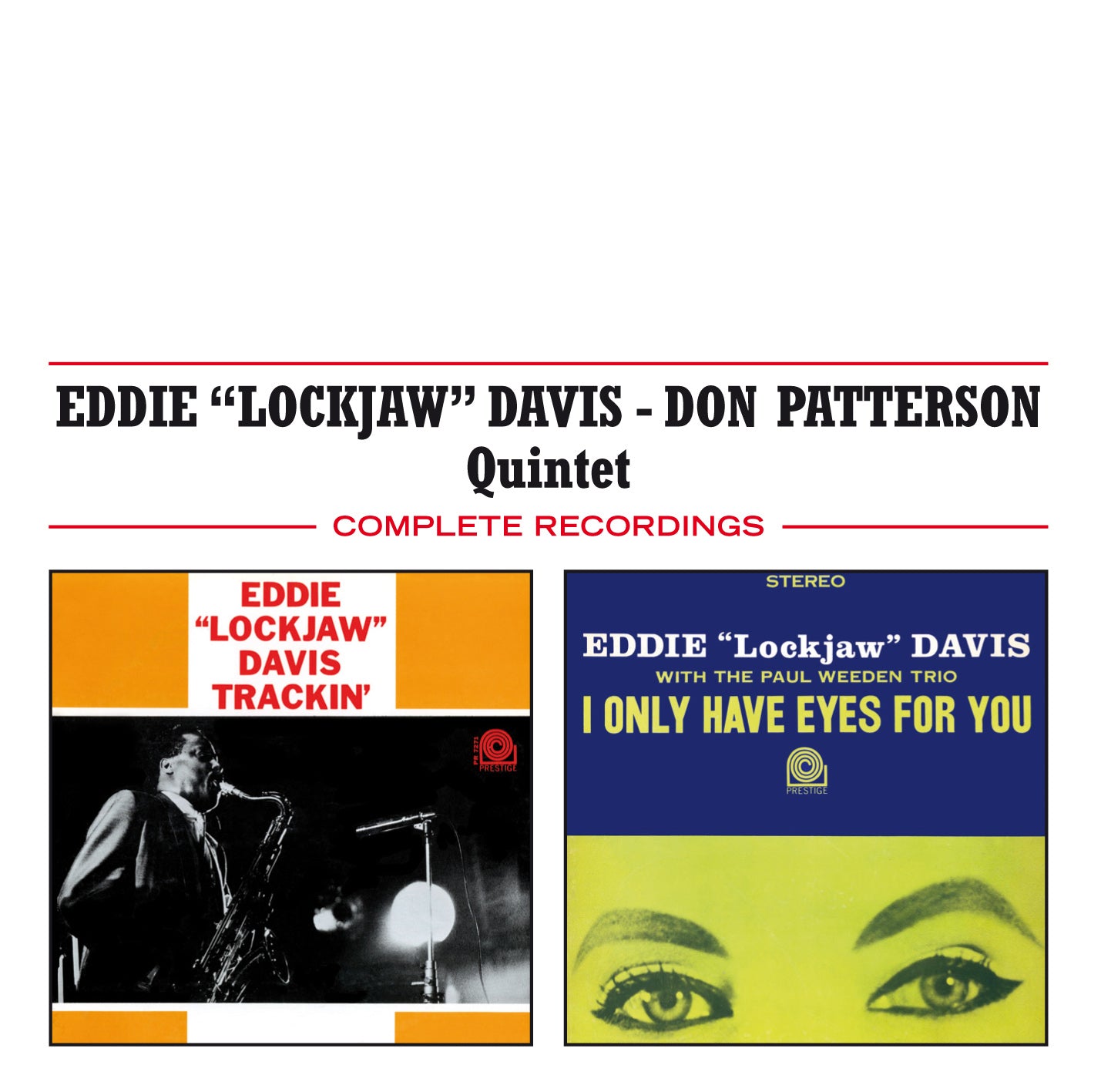 Davis, Eddie Lockjaw & Peterson, Don (quintet) - Trackin' + I Only Have Eyes For You + 2 Bonus Tracks (CD)