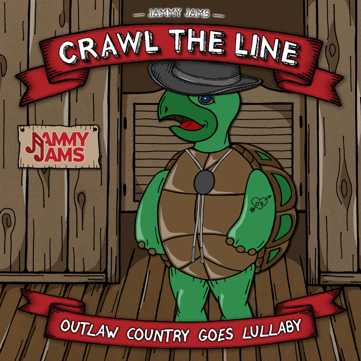 Jammy Jams - Crawl the Line: Outlaw Country Goes Lullaby (CD)