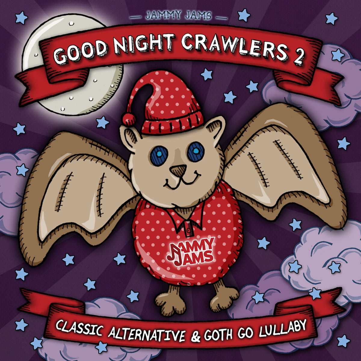 Jammy Jams - Good Night Crawlers 2: Classic Alternative & Goth Go Lullaby (CD)