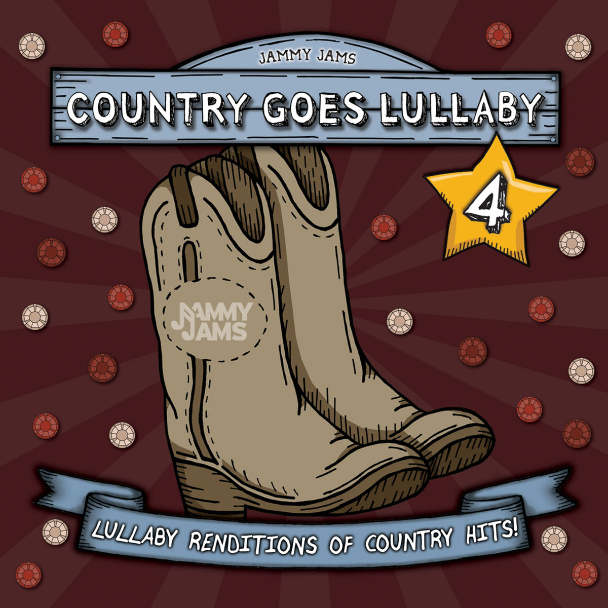Jammy Jams - Country Goes Lullaby 4: Lullaby Renditions of Country Hits (CD)