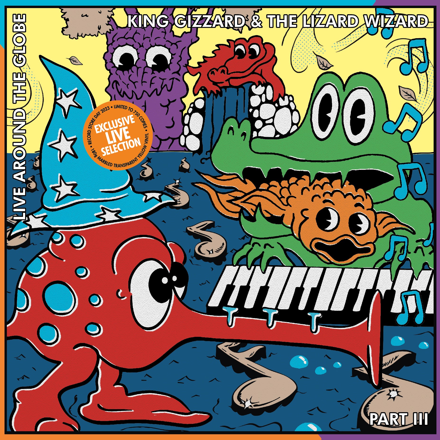 King Gizzard & The Lizard Wizard - Live Around The Globe: Part III (LP)