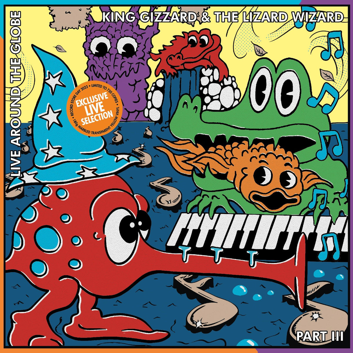 King Gizzard & The Lizard Wizard - Live Around The Globe: Part III (LP)