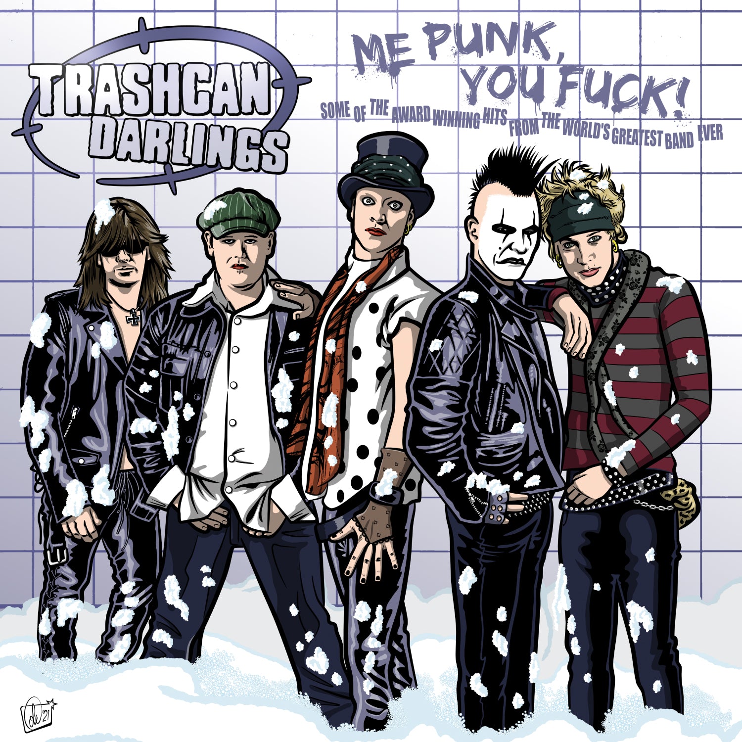 Trashcan Darlings - Me Punk, You Fuck! (Red Vinyl) (LP)