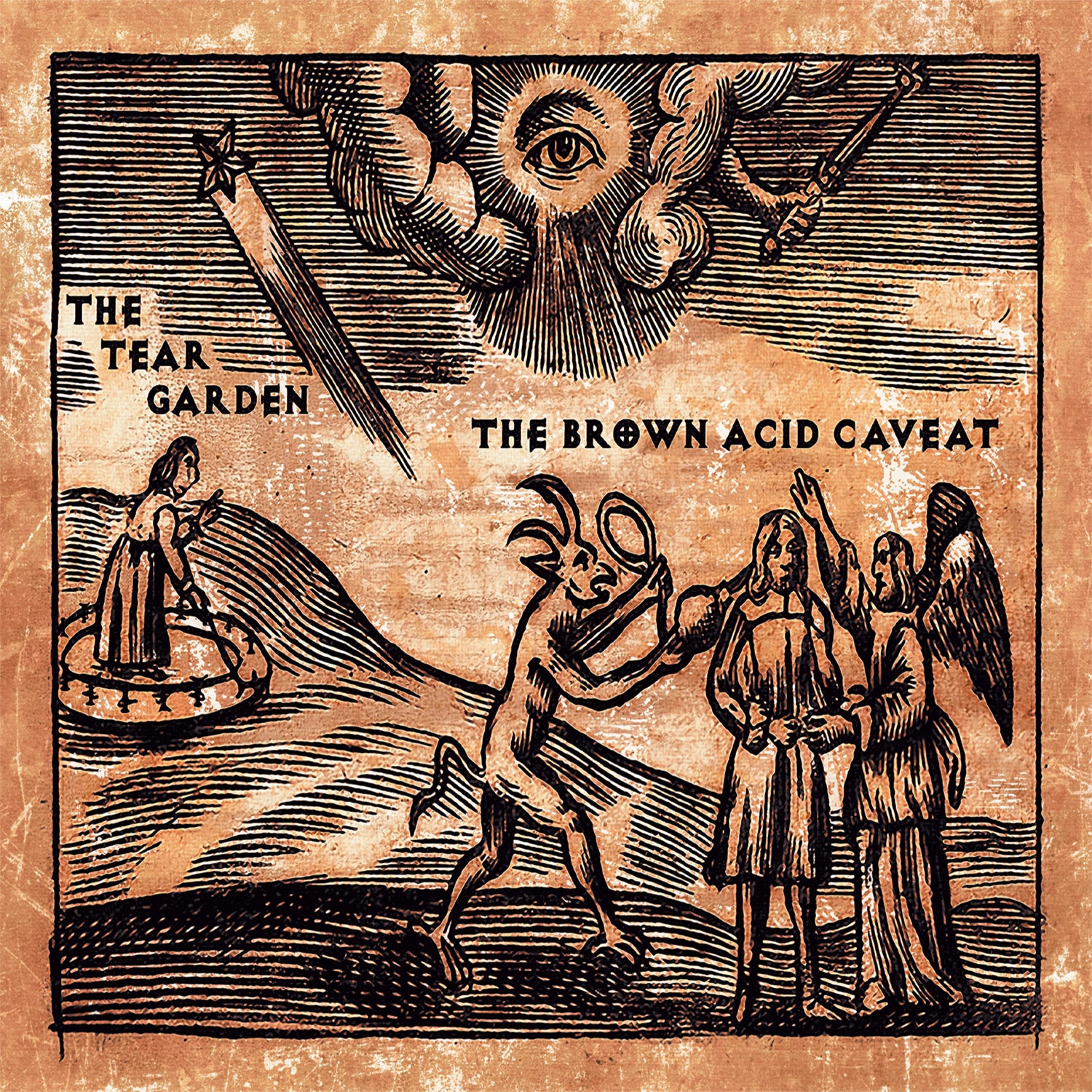 The Tear Garden - The Brown Acid Caveat (Limited Edition Tangerine Vinyl) (LP)