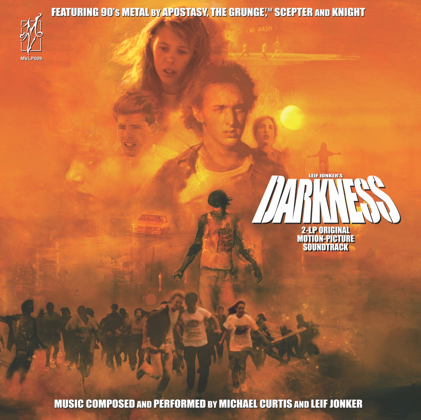 Michael Curtis - Leif Jonker's Darkness Original Motion Picture Soundtrack (Limited Edition Transparent Purple And Red Splatter Vinyl) (LP)